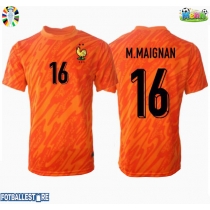 Frankrike Mike Maignan #16 Keeper Bortedrakt EM 2024 Kortermet